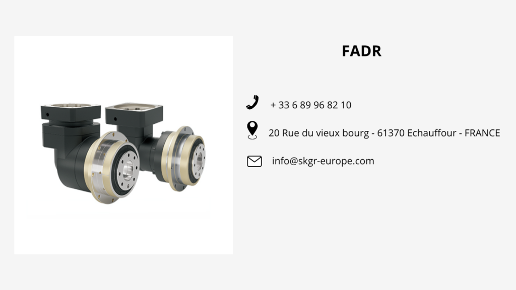 Réducteur planétaire de précision FADR à renvoi d’angle – SKGR