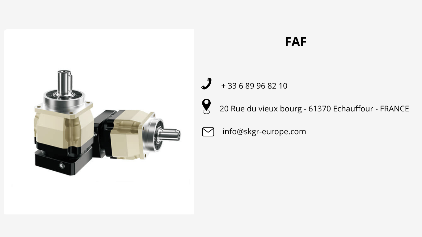 Réducteur planétaire de précision FAF – SKGR