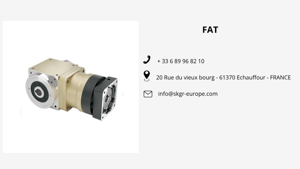 Réducteur planétaire de précision FAT – SKGR