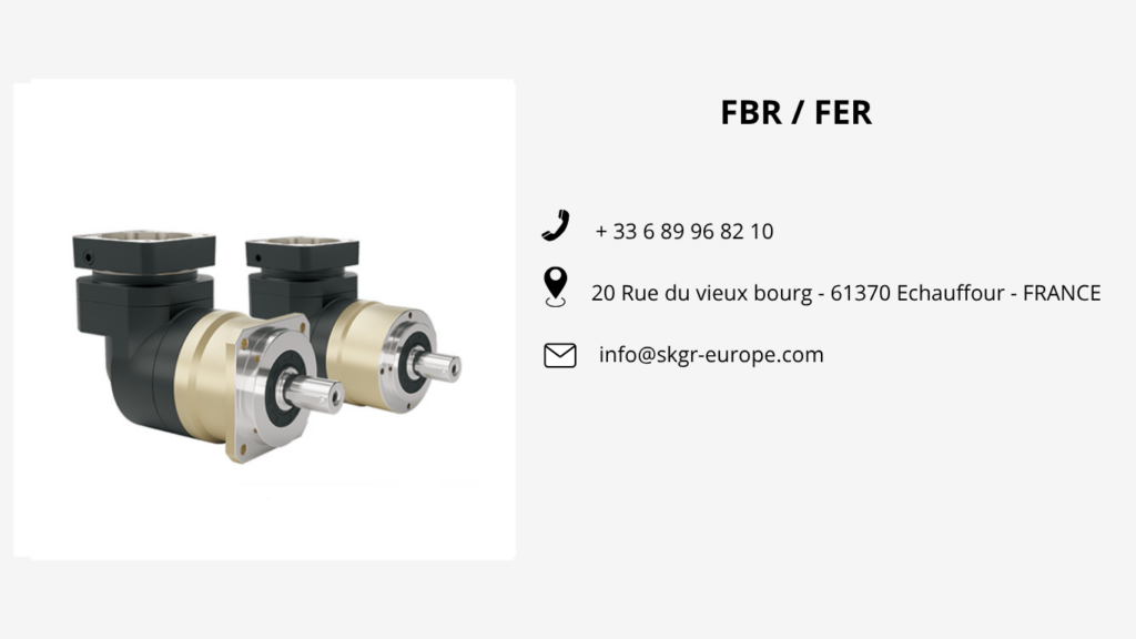 Réducteur planétaire de précision FBR / FER à renvoi d’angle – SKGR