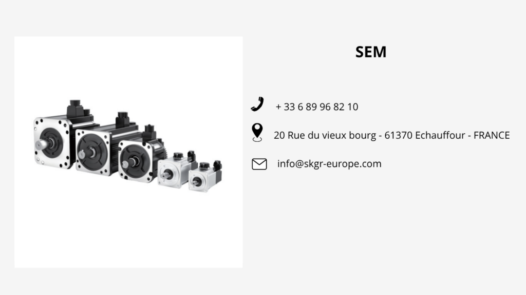 Servomoteurs et servo-variateurs SED / SEM – SKGR