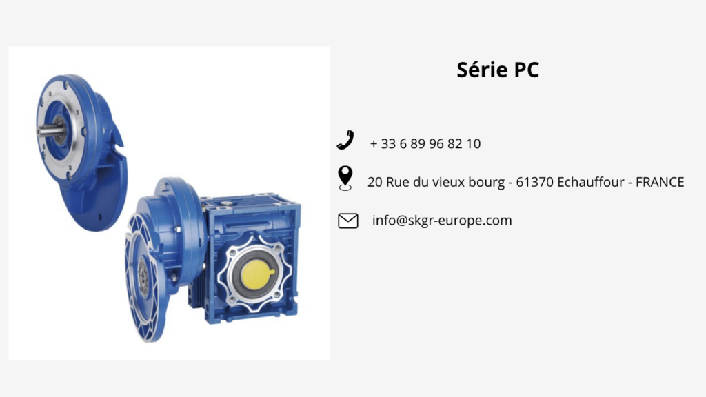 Réducteur à engrenages hélicoïdaux série PC – SKGR