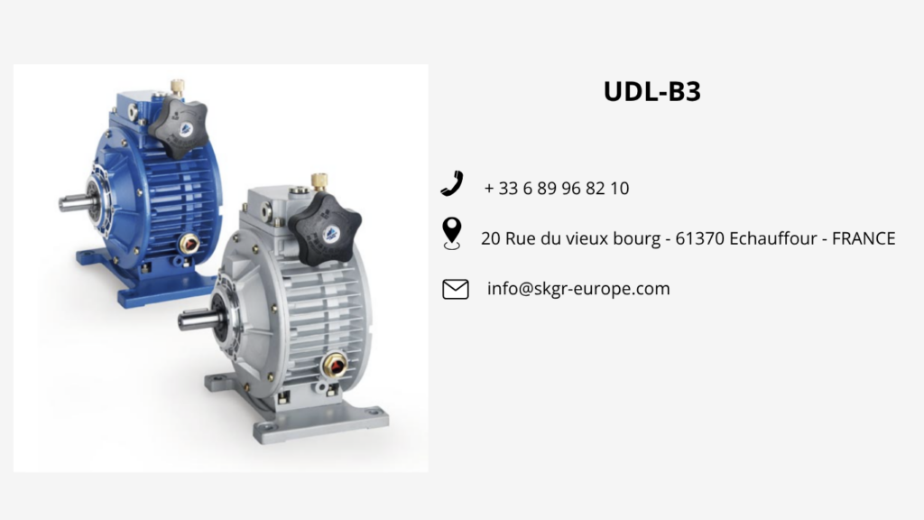 Réducteur à vis sans fin UDL – SKGR