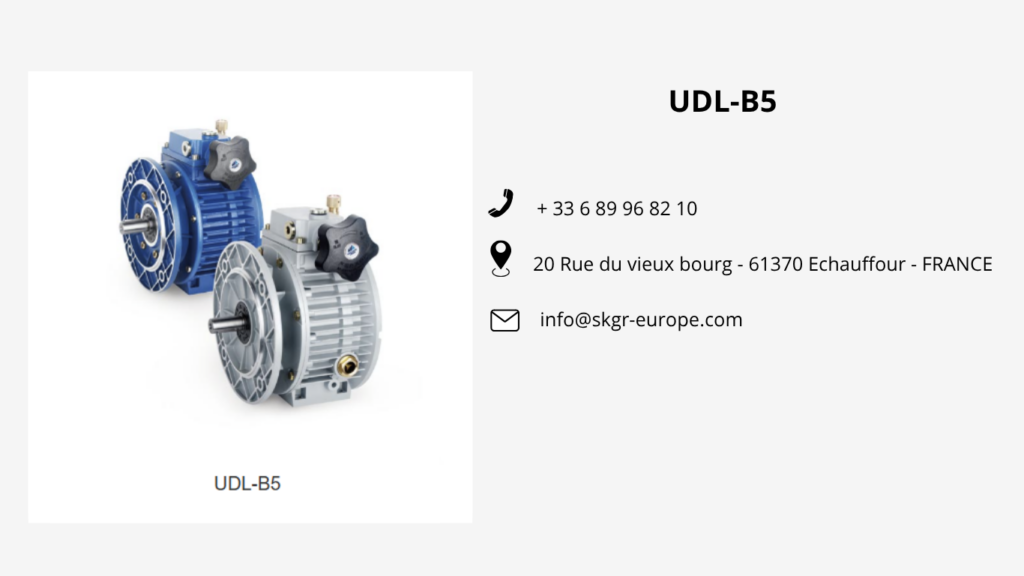 Réducteur à vis sans fin UDL – SKGR